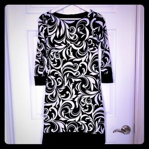 Black and White Dress